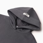 Костюм детский с начёсом (толстовка, брюки) KAFTAN р.34 (122-128), серый - фото 23359727