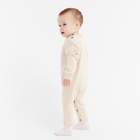 Комбинезон детский вязаный MINAKU, рост 80-86, цвет бежевый - фото 116578341