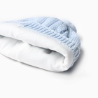 Комбинезон детский с шапочкой вязаный MINAKU, рост 92-98, голубой - Фото 14