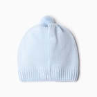 Комбинезон детский с шапочкой вязаный MINAKU, рост 92-98, голубой - Фото 15