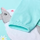 Лонгслив для девочки, цвет мятный, рост 110 см - фото 23271707