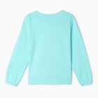 Лонгслив для девочки, цвет мятный, рост 110 см - фото 23271708