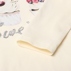 Лонгслив для девочки, цвет молочный, рост 140 см - фото 23271736