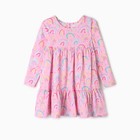 Платье для девочки, цвет розовый, рост 116 см - фото 320511467