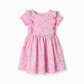 Платье для девочки, цвет розовый, рост 80 см
