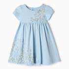Платье для девочки, цвет голубой, рост 80 см - фото 11600966