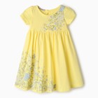 Платье для девочки, цвет жёлтый, рост 80 см - фото 320511532
