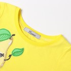 Платье для девочки, цвет жёлтый, рост 80 см - фото 25371834