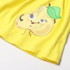 Платье для девочки, цвет жёлтый, рост 80 см - фото 25371836
