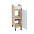 Тумба напольная «СаНта», под раковину «СаНта. Марс 29», над стиральной машиной, 1 дверь, цвет янтарный  (артикул 10183184)  большой выбор товаров оптом и в розницу по низким ценам с доставкой