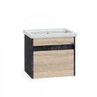 Тумба СаНта «Мира 60» янтарный, подвесная, 1 ящик, с раковиной «Fest 60»  (артикул 10183208)  большой выбор товаров оптом и в розницу по низким ценам с доставкой