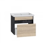 Тумба СаНта «Мира 60» янтарный, подвесная, 1 ящик, с раковиной «Fest 60»  (артикул 10183208)  большой выбор товаров оптом и в розницу по низким ценам с доставкой