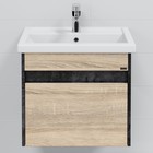 Тумба СаНта «Мира 60» янтарный, подвесная, 1 ящик, с раковиной «Fest 60»  (артикул 10183208)  большой выбор товаров оптом и в розницу по низким ценам с доставкой