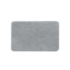 Коврик для ванной IDDIS, 50х80 см, микрофибра, цвет серый - фото 301720245