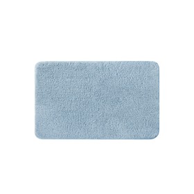 Коврик для ванной IDDIS, 50х80 см, микрофибра, цвет синий