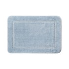 Коврик для ванной IDDIS, 65х45 см, микрофибра, цвет голубой - Фото 1