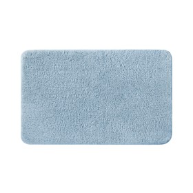 Коврик для ванной IDDIS, 70х120 см, микрофибра, цвет синий