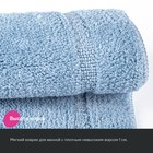 Набор ковриков для ванной IDDIS, 65х45 см, 45х45 см, микрофибра, цвет голубой - Фото 3