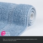 Набор ковриков для ванной IDDIS, 65х45 см, 45х45 см, микрофибра, цвет голубой - Фото 8