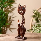 Сувенир на подставке «Котик», 27 +/- см, дерево (комплект 2 шт) - фото 42155337