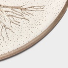 Салфетки сервировочные на стол Доляна «Древо», 2 шт., d=38 см, бежевые - Фото 4