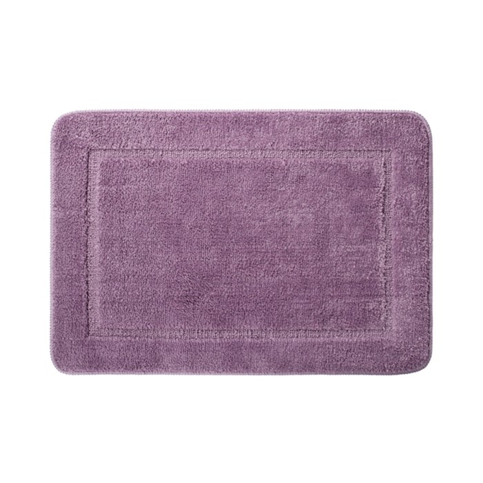 Коврик для ванной IDDIS, 65х45 см, микрофибра, цвет фиолетовый