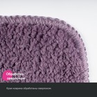 Коврик для ванной IDDIS, 65х45 см, микрофибра, цвет фиолетовый - Фото 4