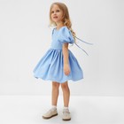 Платье нарядное детское MINAKU: PartyDress, цвет голубой, рост 104 см - Фото 5