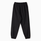 Брюки для девочки MINAKU: Casual Collection KIDS, чёрные, рост 146 см - Фото 9