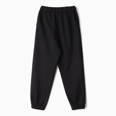 Брюки для девочки MINAKU: Casual Collection KIDS, чёрные, рост 158 см