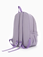 Рюкзак школьный на молнии, с карманами, с принтом, размер 30×13×43 см, сиреневый - Фото 8