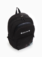 Рюкзак школьный на молнии, с карманами, с принтом, размер 30×13×43 см, чёрный - Фото 10