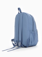 Рюкзак школьный на молнии, с карманами, с принтом, размер 30×13×43 см, голубой - Фото 9