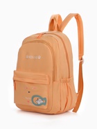 Рюкзак школьный на молнии, с карманами, с принтом, размер 30×13×43 см, оранжевый - Фото 11