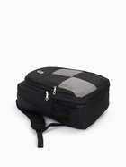 Рюкзак школьный на молнии, 2 отдела, 4 кармана, размер 32×15×47 см, чёрный - Фото 7