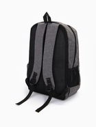 Рюкзак школьный на молнии, с отделами, карманами, размер 32×15×47 см, серый - Фото 8