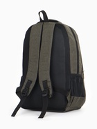 Рюкзак школьный на молнии, 2 отдела, 4 кармана, размер 32×15×47 см, хаки - Фото 4