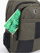 Рюкзак школьный на молнии, 2 отдела, 4 кармана, размер 32×15×47 см, хаки - Фото 8