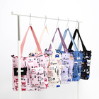 Сумка текстильная шопер на молнии, 35×8×31 см, синяя - Фото 8