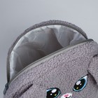 Рюкзак детский для девочки «Зайка», плюшевый - фото 4116182