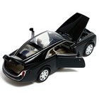 Машина металлическая «Купе», 1:24, открываются двери, капот, багажник, инерция, цвет чёрный - фото 3918666