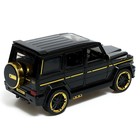 Машинка металлическая, инерционная, 1:24, открываются двери, капот, багажник, цвет чёрный - Фото 3