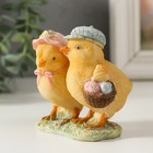 Фигурка полистоун «Нарядные цыплята», 8.5×6×7.5 см - Фото 2