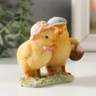 Фигурка полистоун «Нарядные цыплята», 8.5×6×7.5 см - Фото 4