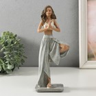 Фигура полистоун «Девушка - поза дерева», 11×6.5×25.5 см - Фото 1