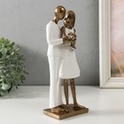 Фигурка полистоун «Папа, мама и дочь», 10×6.5×24.5 см - фото 24671503