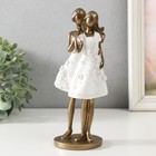 Фигурка полистоун «Две сестры в белых платьях с цветами», 9×7.5×21 см - Фото 1