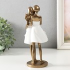 Фигурка полистоун «Две сестры в белых платьях с цветами», 9×7.5×21 см - Фото 3