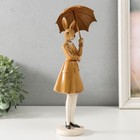 Фигурка полистоун «Зайка в пальто, с зонтом», 10.5×10.5×28 см - фото 33834036