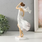 Фигура полистоун «Девушка с шарфом. Ветер», 12.5×7×25.5 см - Фото 3